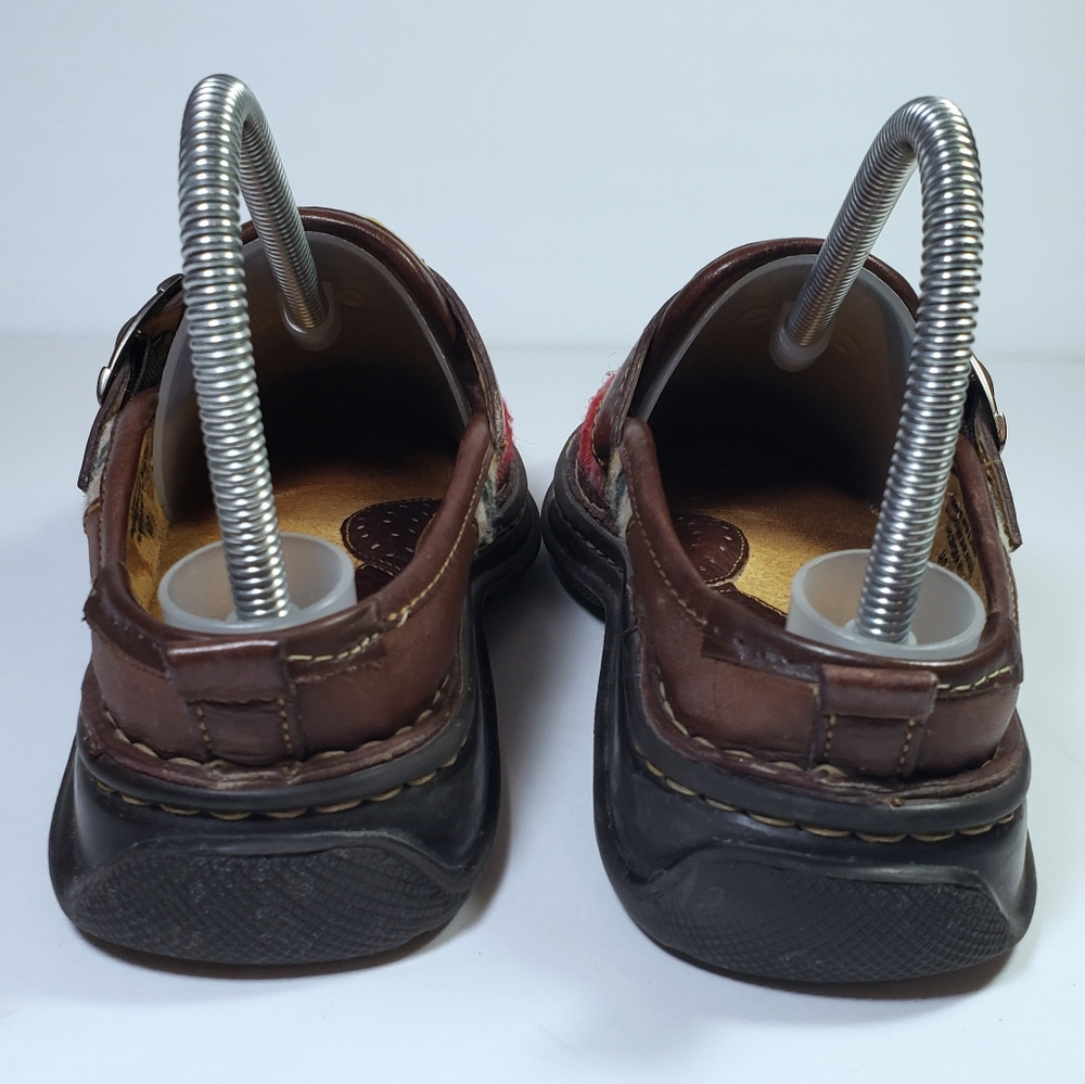 Born Western Aztec Print And Leather Mules Clogs - Picture 5 of 7